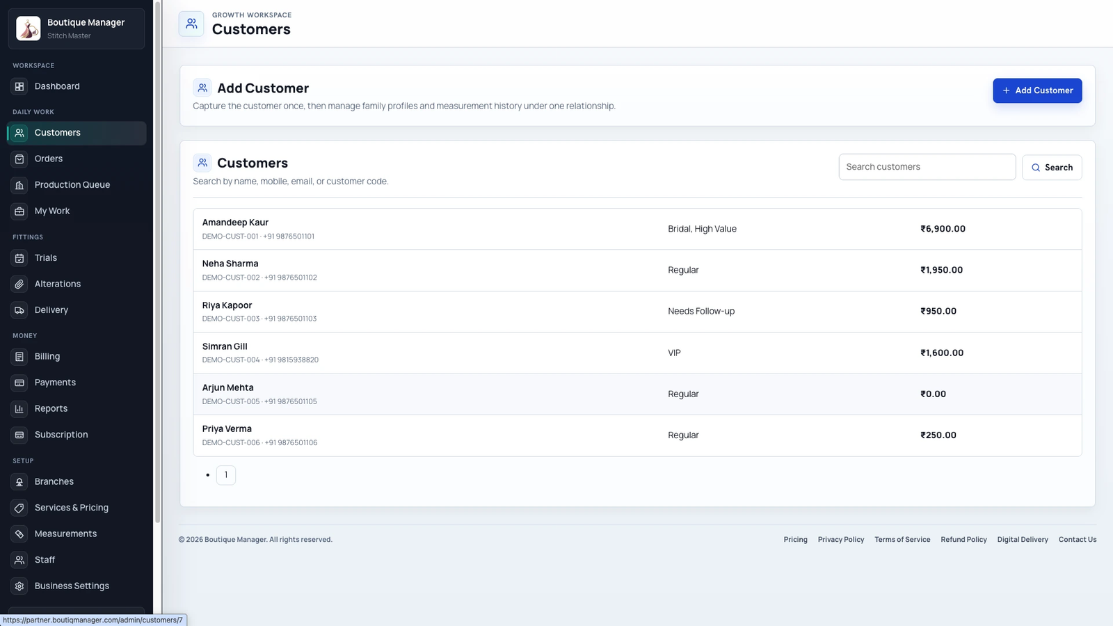 Customer CRM & Segmentation Directory